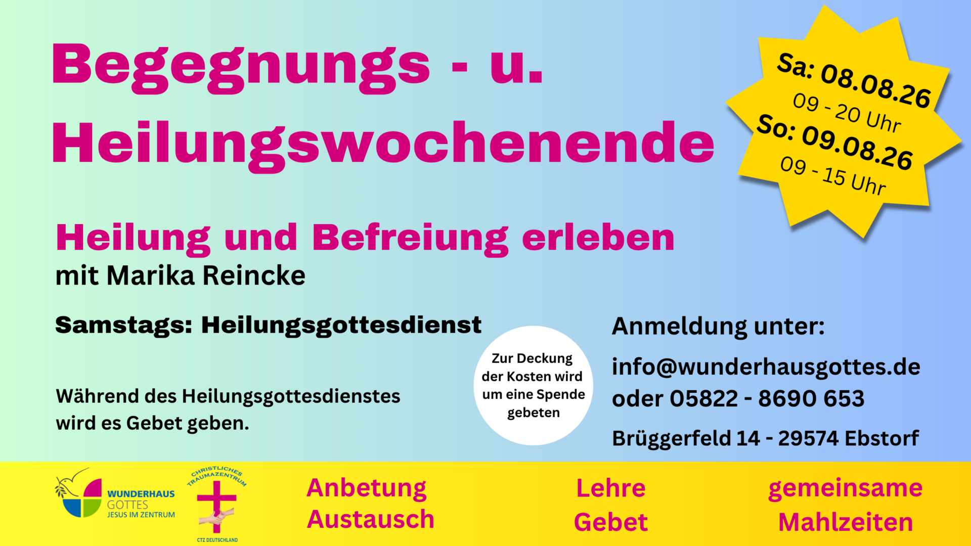 Begegnungs- und Heilungswochenende